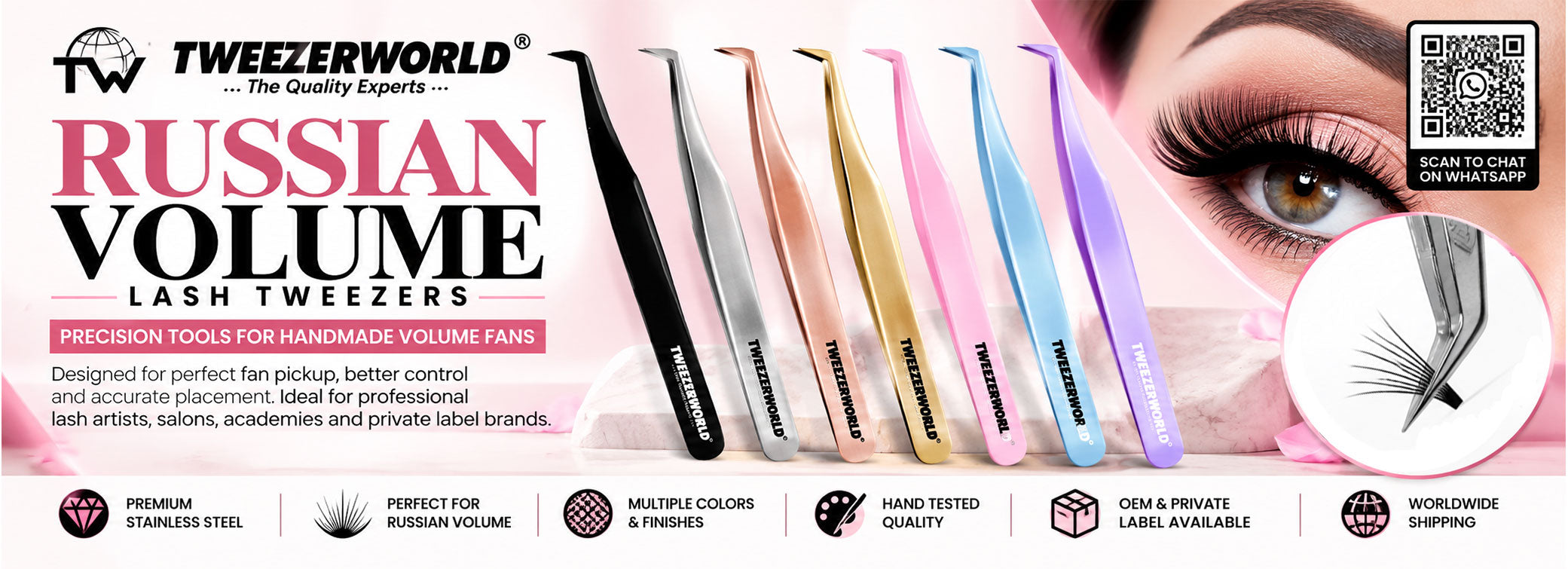 Russian Volume Lash Tweezers