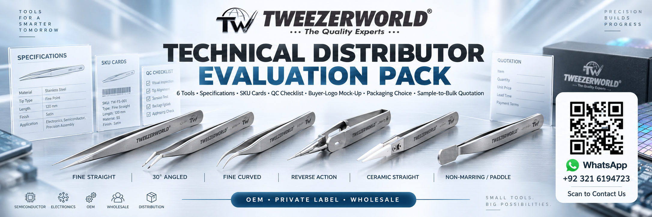 Technical Distributor Evaluation Pack | TWEEZER WORLD