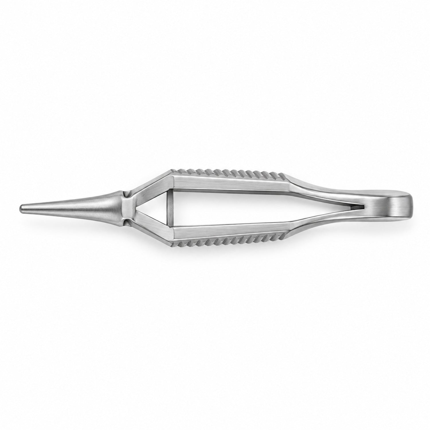 Diethrich Bulldog Clamp – Straight, 8 mm Tip — top view, catalogue illustration on white background