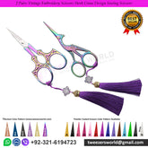 Embroidery Scissors Stork Crane Design Sewing Scissors Manufacturer By TWEEZER WORLD