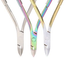 2022 Best Selling Professional 3pcs set Rainbow Cuticle Nail Clipper