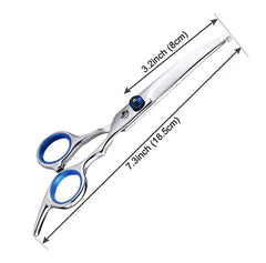 Pet Grooming Scissors for Dogs with Safety Round Tips Shears 4 in 1 Set