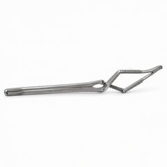 Gregory Carotid Bulldog Clamp – Angled, 16 mm Tip — side profile, catalogue illustration on white background