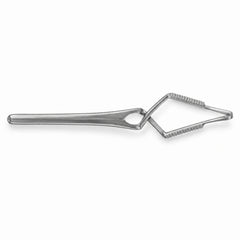 Gregory Carotid Bulldog Clamp – Angled, 13 mm Tip — top view, catalogue illustration on white background
