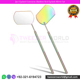 2pcs Eyelash Extensions Rainbow Best Eyelash Mirror Set