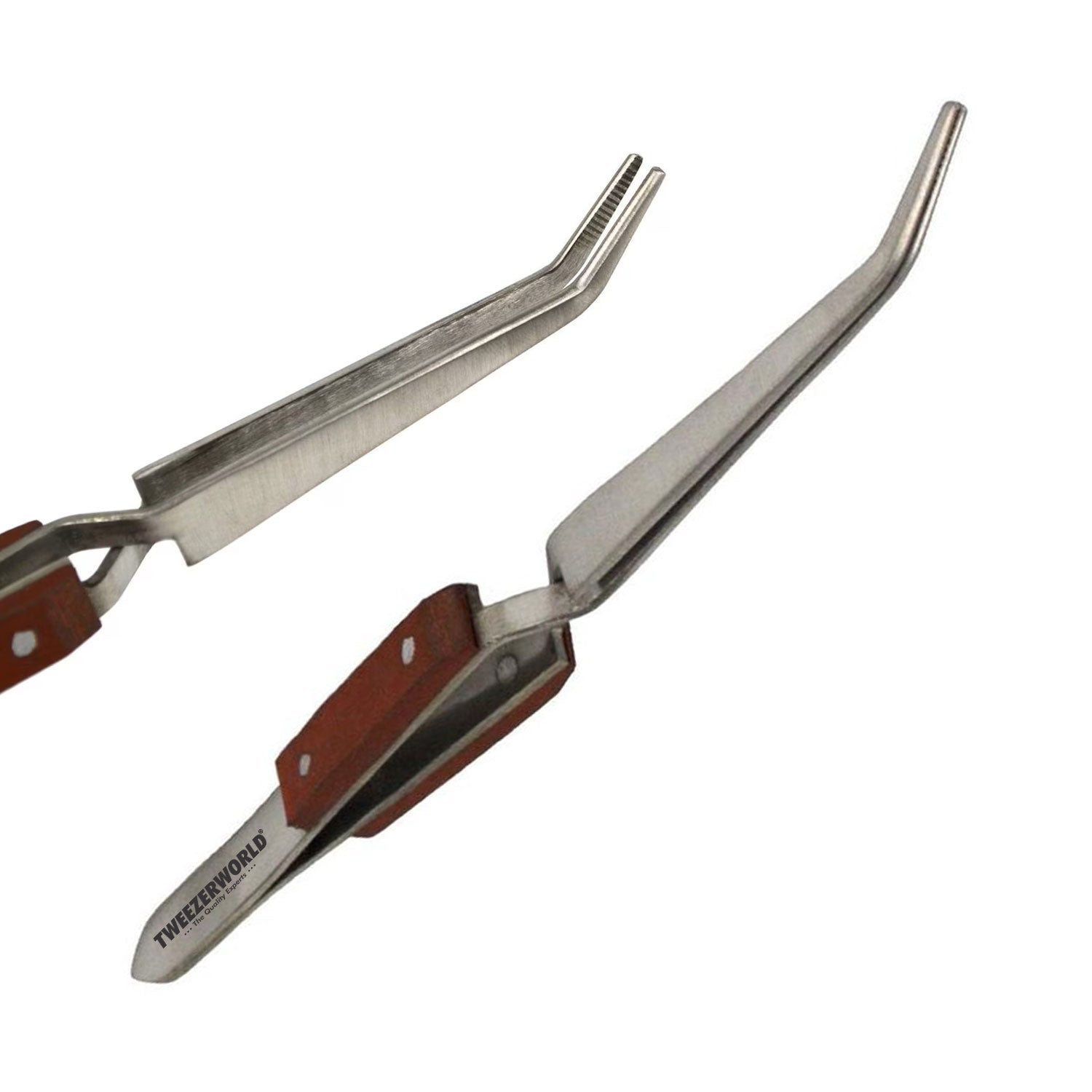 45 Angle Cross Lock Tweezers Watch-Repair & Soldering