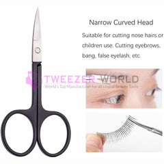 Hot Selling 5pcs Black Beauty Best Eyebrow Tweezers Set With Scissor