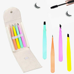 Tweezers for Women's Eyebrows,4Pcs Best Precision tweezer set