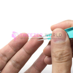 Top Rated 6pcs Needle Point Blue Nose Facial Hair Eyebrow Tweezers Set