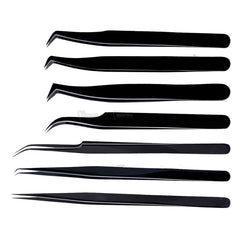 Black Eyelash Tweezers Set | Lash Tweezers Manufacturer & Supplier