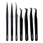 Black Eyelash Tweezers Set | Lash Tweezers Manufacturer & Supplier