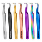 L-Shape Ultra Volume 90° Lash Tweezers | OEM