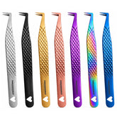 90° Rounded Long-Tip Slim Mega-Volume Lash Tweezers