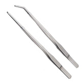 Long Aquarium Tweezers – Straight Curved Stainless Steel
