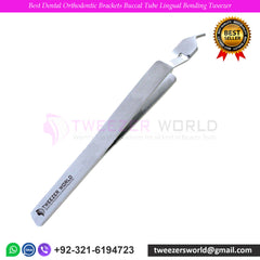 Best-Dental Orthodontic Brackets Buccal Tube Lingual Bonding Tweezer