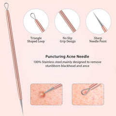 Blackhead Removal Tool, Blemish Extractor Probe - TWEEZER WORLD