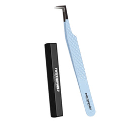 Lash Tweezers Fiber Tip L-Shape Point – Professional Volume Lash Extension Tweezers