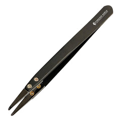 Professional Black Ceramic Tweezers for Jewellery Tools, Equipment Use
