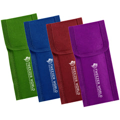 Cotton storage pouch for scissors and tweezers