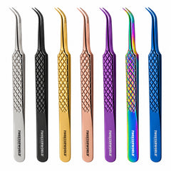 Curved Tweezers For Eyelash Isolation Manufacturer by TWEEZER WORLD