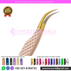 Curved Isolation Eyelash Extension Tweezers