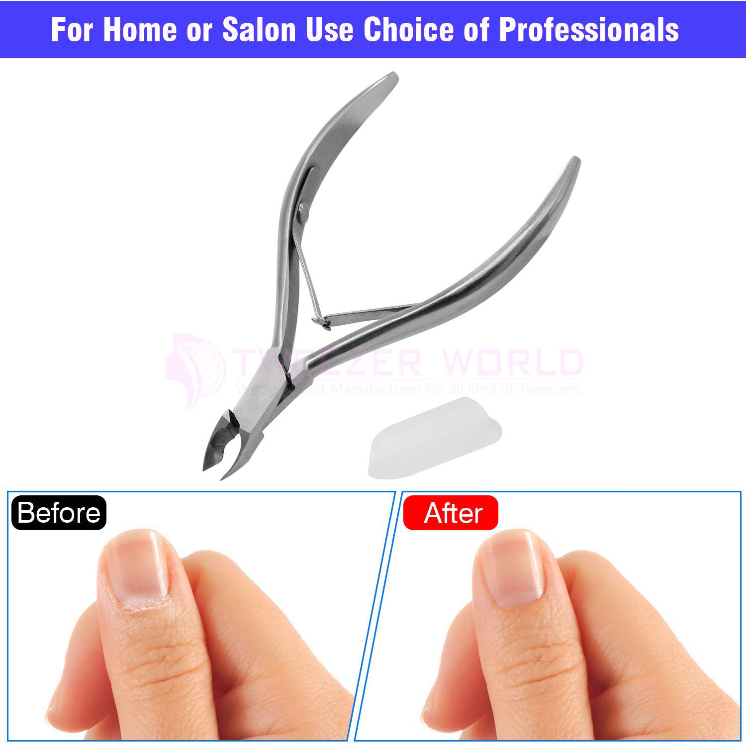 Cuticle Nippers Before After Work