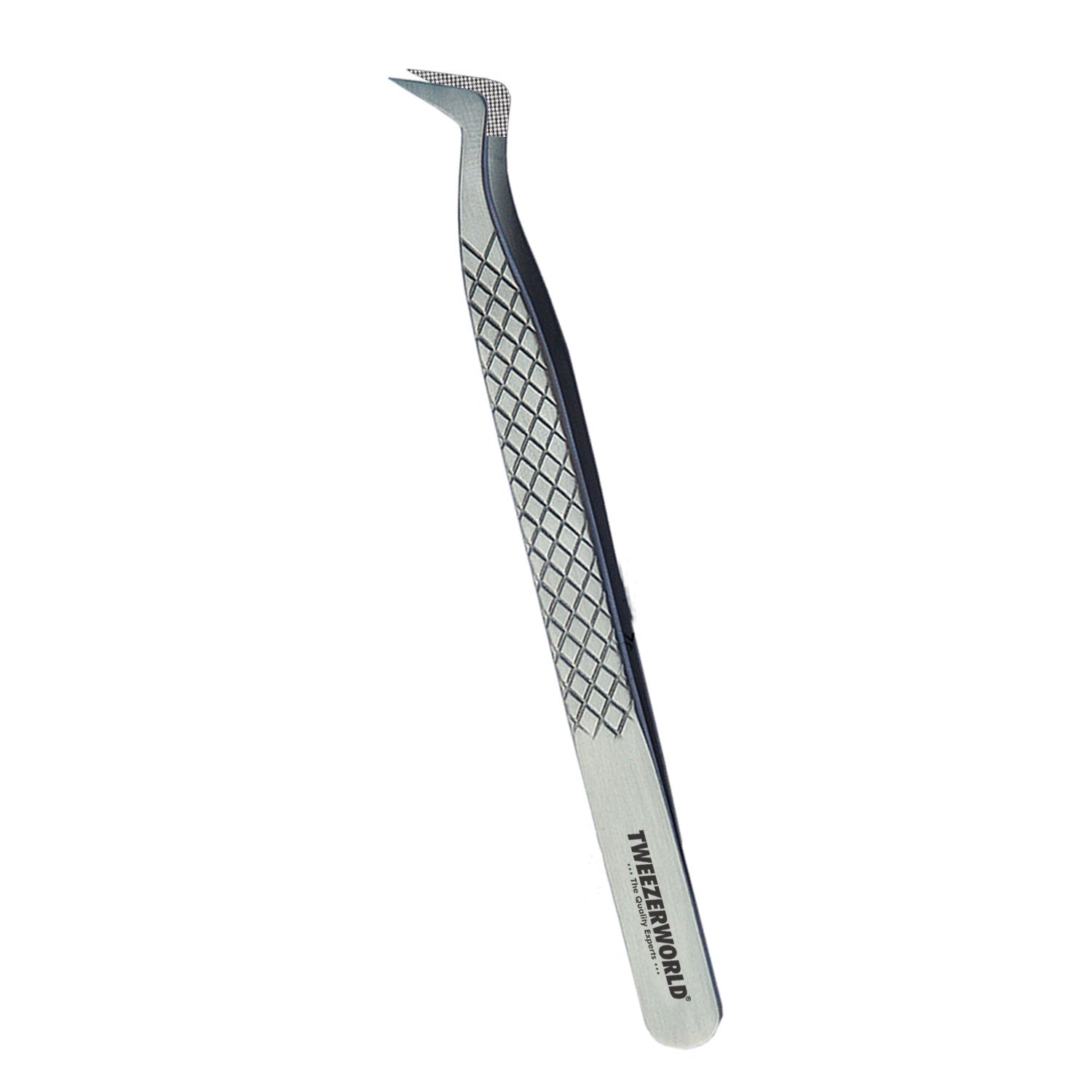 Diamond Grip Mega Volume Lash Tweezers Fiber Tip TWEEZER WORLD