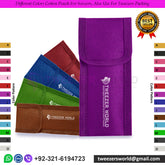 Different Color Cotton Pouch For Scissors, Also Use For Tweezers Packing