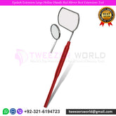Eyelash Extension Large Hollow Handle Red Mirror Best Extensions Tool