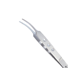 Professional Fly Fishing Tweezers Curved Tip Holes In Handle Fly Tools