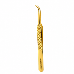 Curved Tweezers For Eyelash Isolation Manufacturer by TWEEZER WORLD