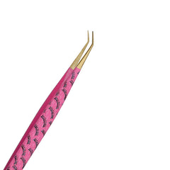 Lashes Print 45 Angled - TWEEZER WORLD