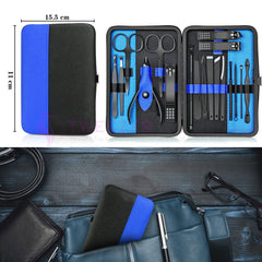 Stainless Steel Grooming Kit Nail Tools Manicure & Pedicure Set of 18pcs