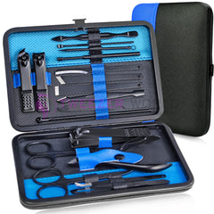 Stainless Steel Grooming Kit Nail Tools Manicure & Pedicure Set of 18pcs