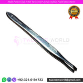 Multi Purpose Nail Artist Tweezers for Acrylic and Gel Nail Enhancements