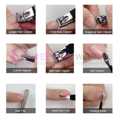 Best Stainless Steel Nail Clipper & Nail Tools Manicure & Pedicure Set