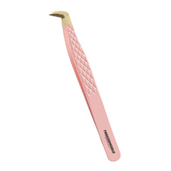 Pink Lash Tweezers for Professional Eyelash Extensions