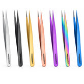 Super-Straight Needle-Tip Isolation Lash Tweezers - image 1 by TWEEZER WORLD