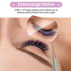 2pcs Eyelash Extensions Rainbow Best Eyelash Mirror Set