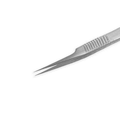 S-Shape Serrated Handle Volume Tweezers Eyelash Beauty Tweezers