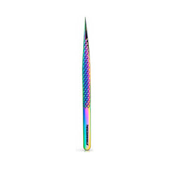 Slim Handle Straight Isolation Tip Tweezers - Rainbow | TWEEZER WORLD®