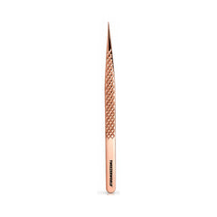 Slim Handle Straight Isolation Tip Tweezers - Rose Gold | TWEEZER WORLD®