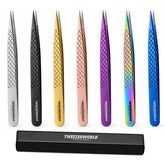 Diamond-Grip Straight Fine-Tip Isolation Lash Tweezers - image 1 by TWEEZER WORLD