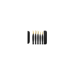 TWEEZER WORLD five profile fiber tip illustrative concept image; actual specifications subject to approved sample