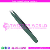 Color Coated Eyebrow Tweezers