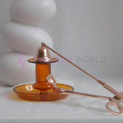 Top Quality Wick Scissors Set Stainless Steel Candle 6 Pack Rose Gold