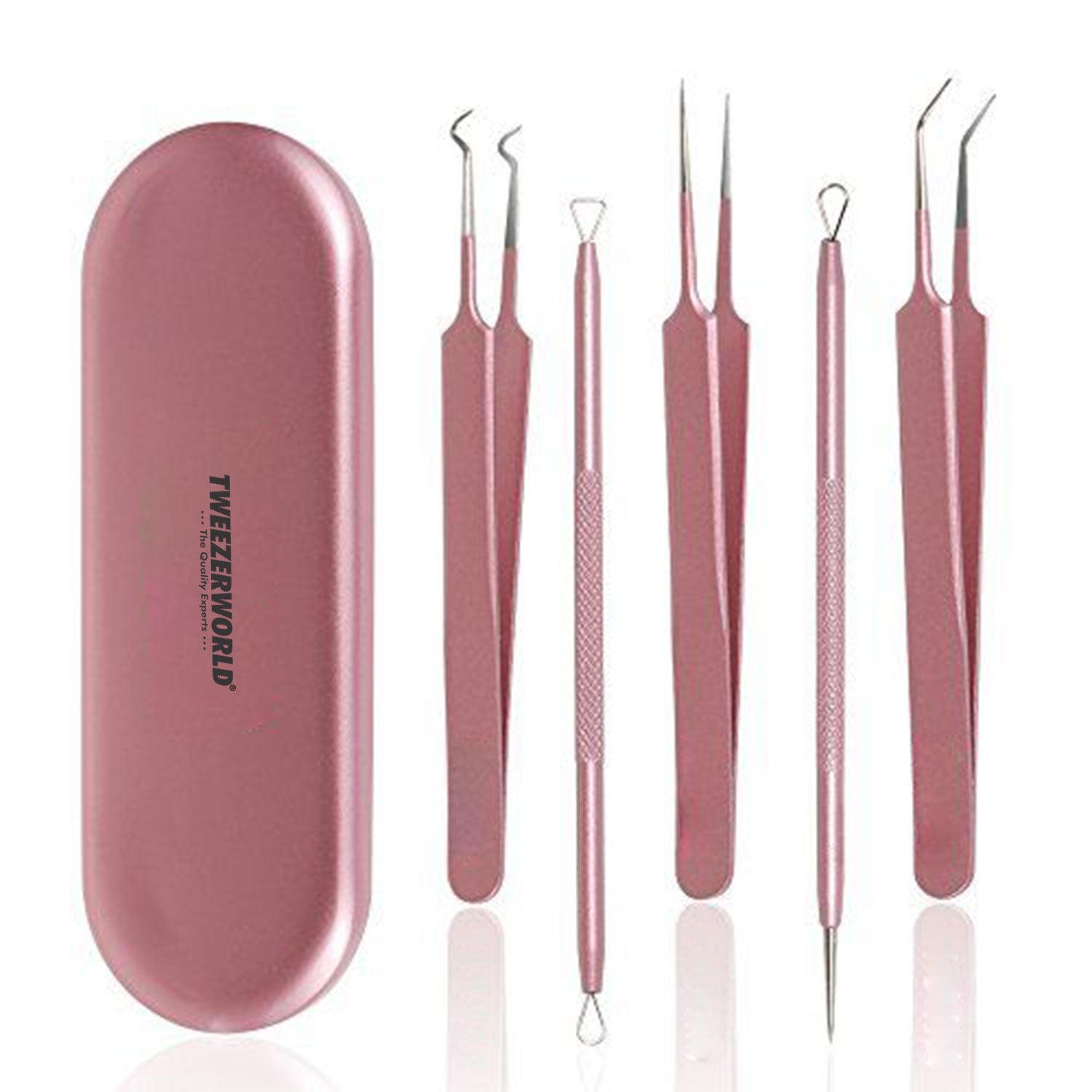 Blackhead Clearing Tool Blackheads Popper Nude Set - TWEEZER WORLD