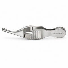 Bulldog-Type Serrefine Clamp – Curved, 28 / 35 / 50 mm — hero catalogue illustration