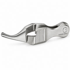 Bulldog-Type Serrefine Clamp – Curved, 28 / 35 / 50 mm — jaw detail catalogue illustration