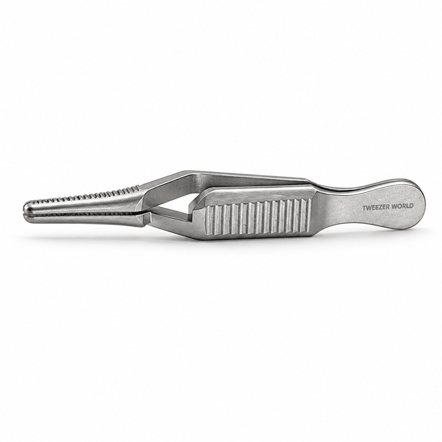 Bulldog-Type Serrefine Clamp – Straight, 28 / 35 / 50 mm — side profile catalogue illustration